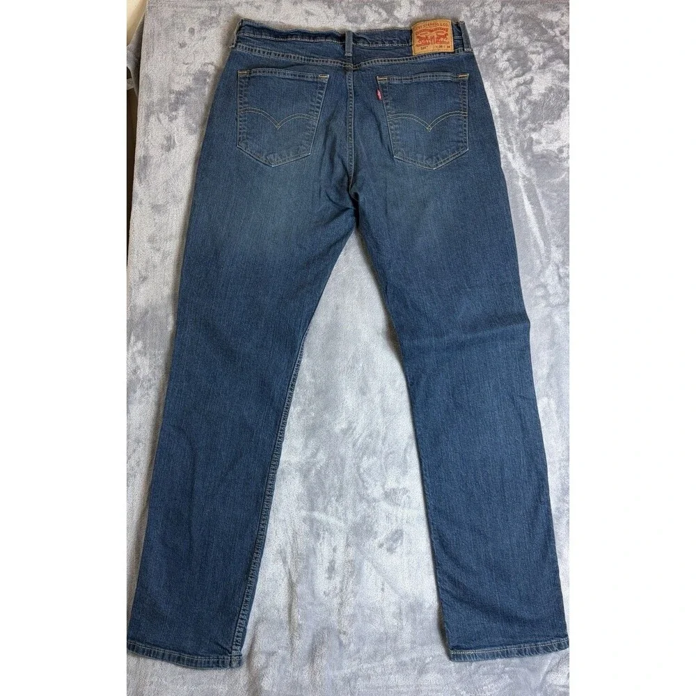 Levi’s 514 Jeans Mens Size 36 x 34 Blue Denim Straight Leg EUC